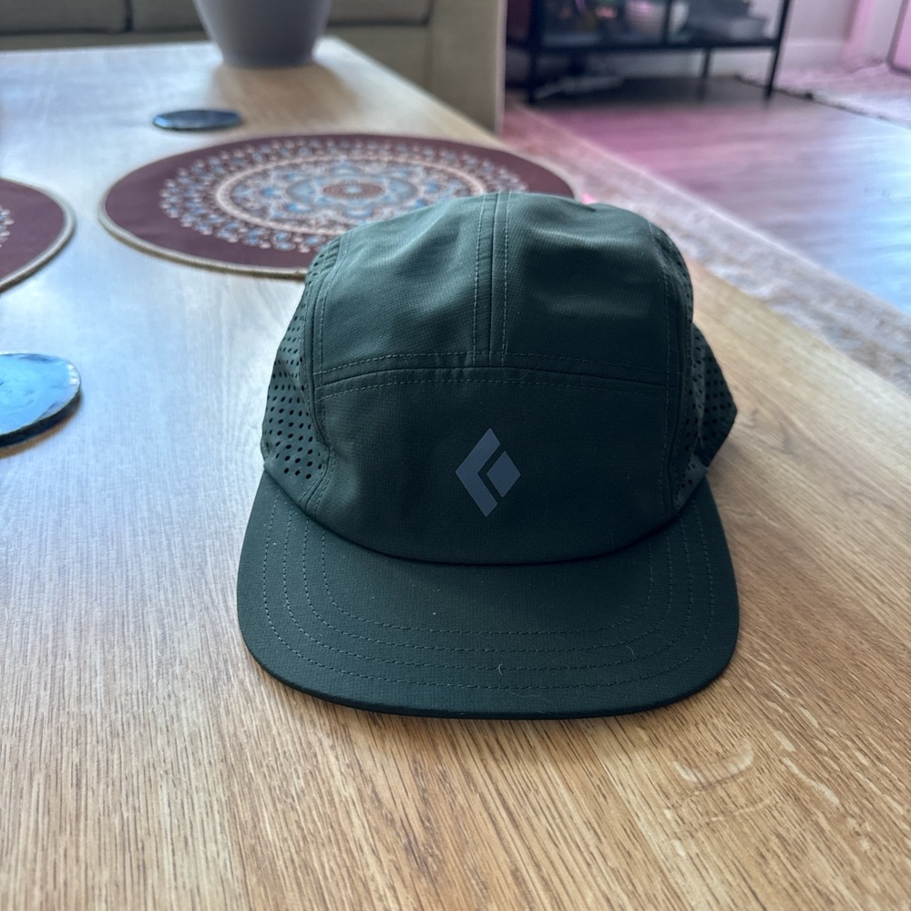 Black Diamond 5 Panel Dark Green Hat